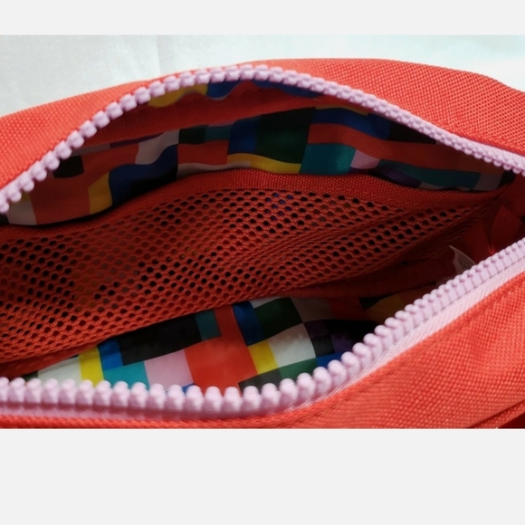 Lego X Target Exclusive Red Belt Bag. Red With Pink Zipper - Fanny Pack - Picture 3 of 7